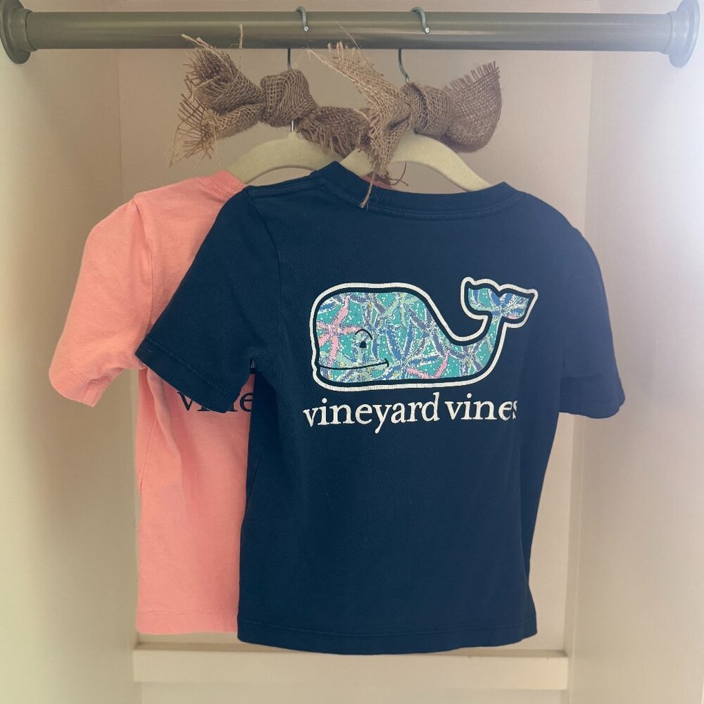 Vineyard Vines T-shirts, kids size 2t, sold as a SET (2 pieces)